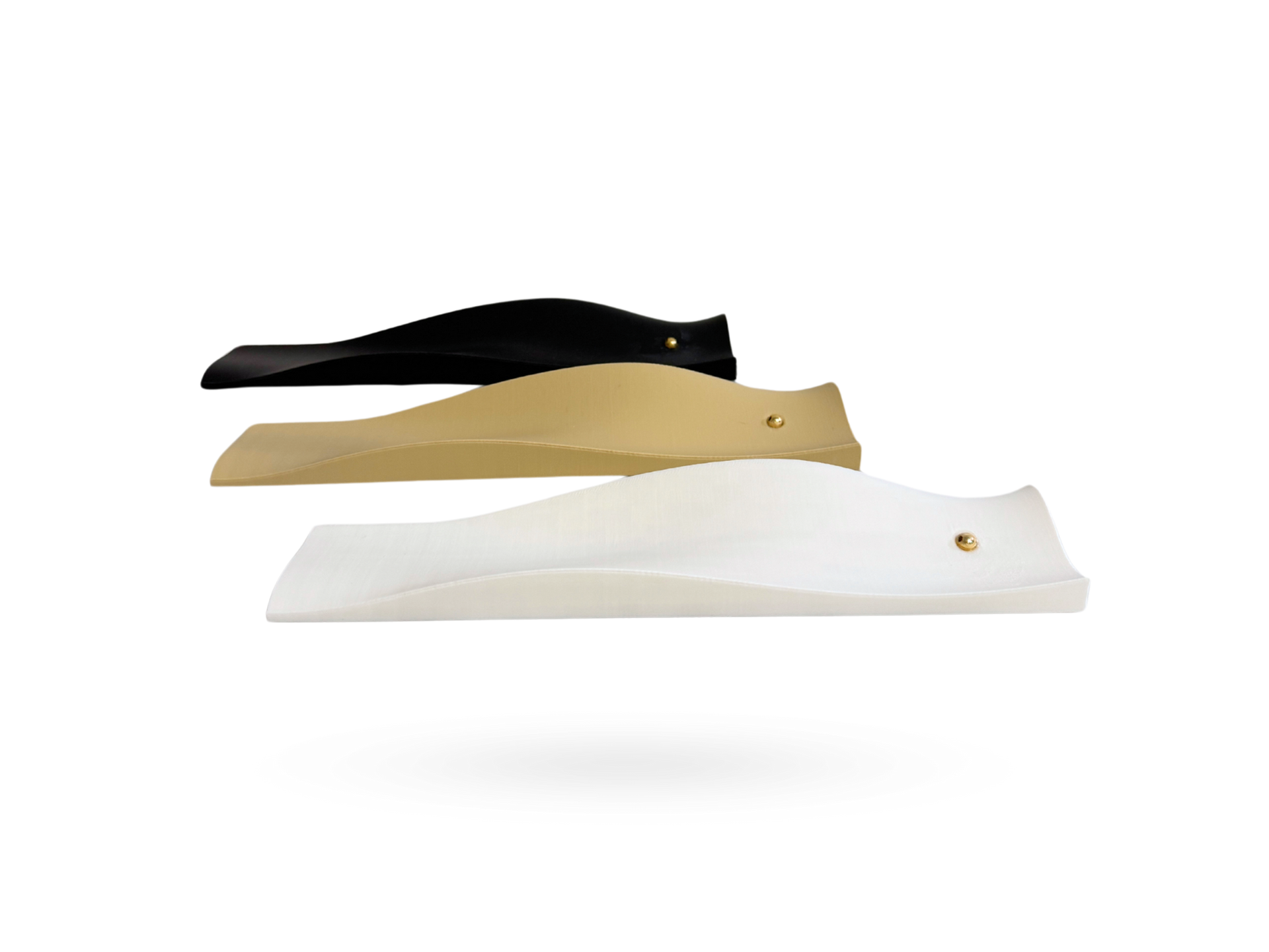 Modern Dune Incense Holder by OBJ STUDIO, 3D-printed in matte white, beige, black for mindful rituals, wellness, and contemporary home design.