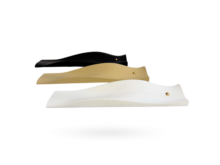 Modern Dune Incense Holder by OBJ STUDIO, 3D-printed in matte white, beige, black for mindful rituals, wellness, and contemporary home design.