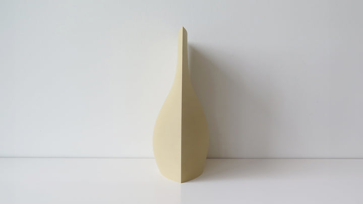Rove Series Large vase by OBJ STUDIO, architectural-inspired modern form, 3D-printed with sustainable PLA for design-forward spaces.