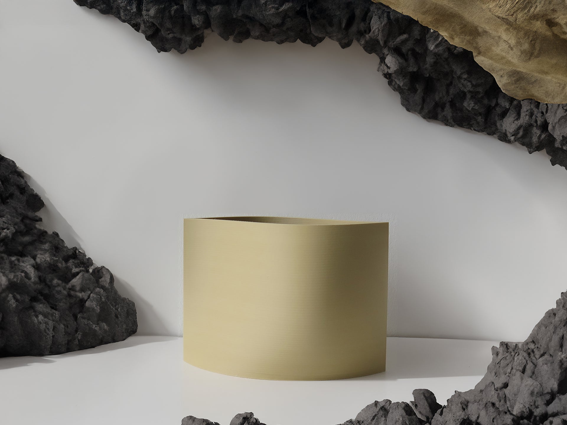 Unique Rove Series Small Planter by OBJ STUDIO, modern sustainable 3D-printed design, a thoughtful gift for plant and design lovers.