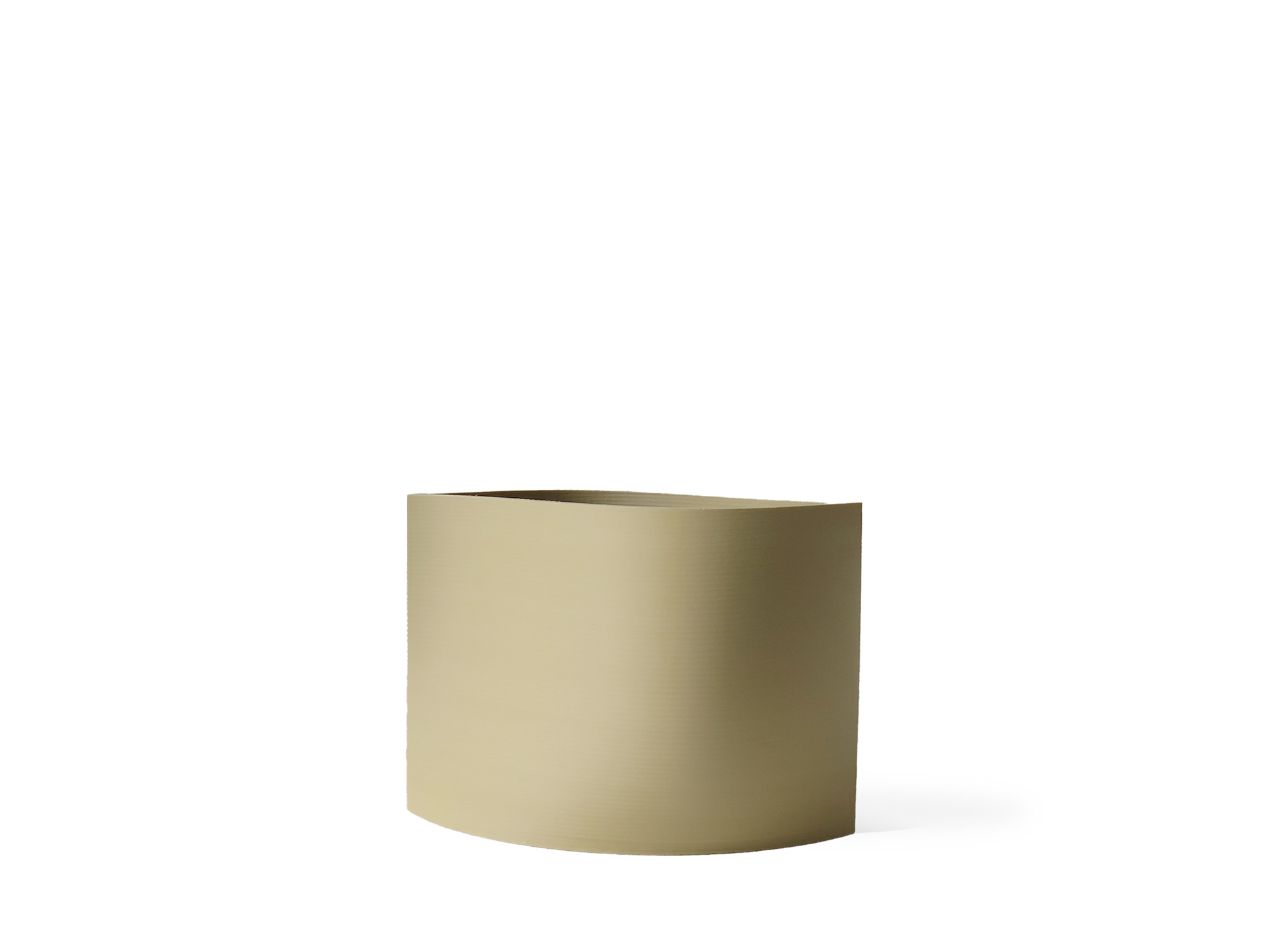 Rove Series Small Planter by OBJ STUDIO, minimalist architectural form, 3D-printed with sustainable materials for design-forward interiors.