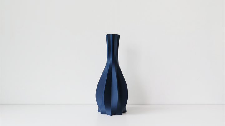 OBJ STUDIO Cao Series Large Vase, 3D-printed from sustainable PLA with bold minimalist form, eco-friendly statement décor for modern interiors and design lovers.