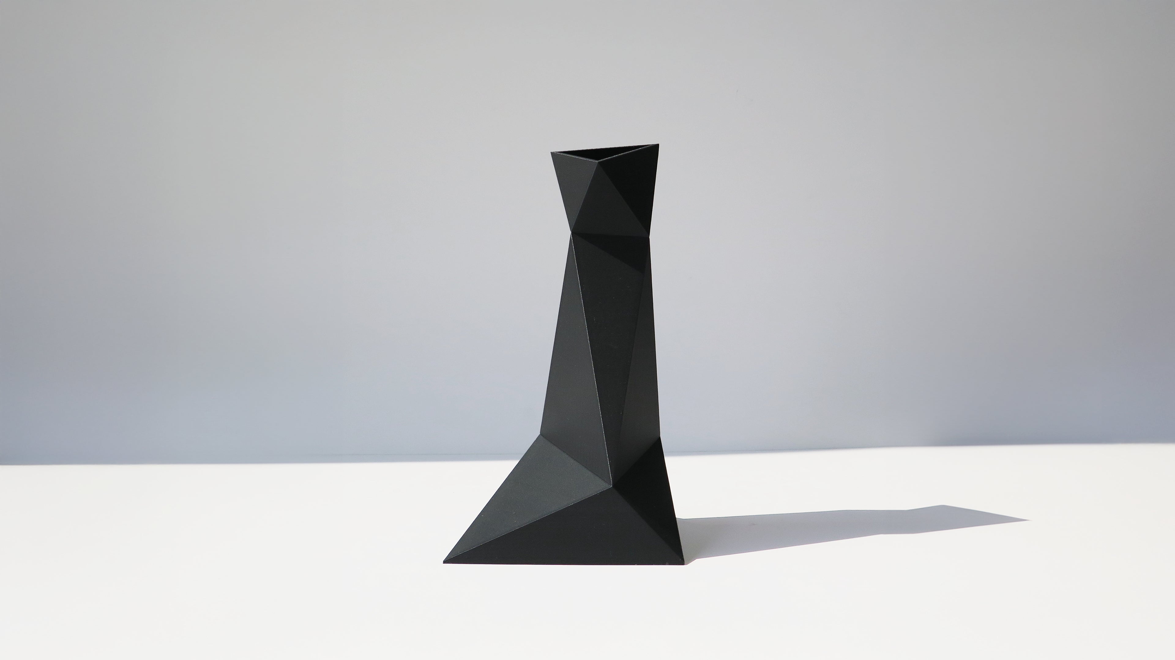 OBJ STUDIO Zen Series Large Vase, 3D-printed from sustainable PLA with bold minimalist design, eco-friendly statement décor for modern interiors and design lovers.