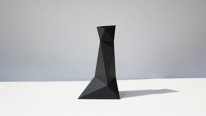 OBJ STUDIO Zen Series Large Vase, 3D-printed from sustainable PLA with bold minimalist design, eco-friendly statement décor for modern interiors and design lovers.