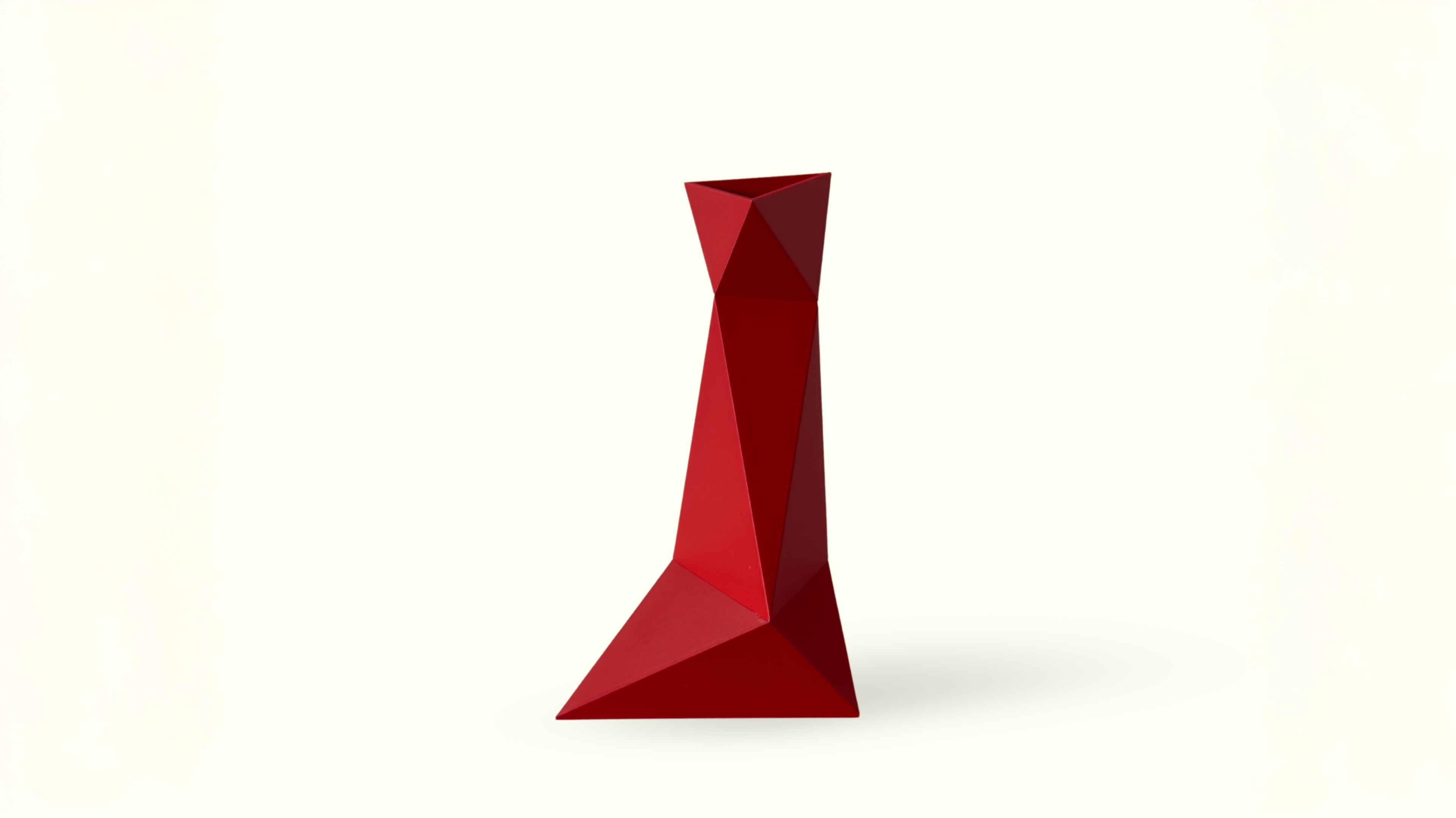 OBJ STUDIO Zen Series Large Vase, 3D-printed from sustainable PLA with bold minimalist design, eco-friendly statement décor for modern interiors and design lovers.