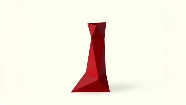 OBJ STUDIO Zen Series Large Vase, 3D-printed from sustainable PLA with bold minimalist design, eco-friendly statement décor for modern interiors and design lovers.
