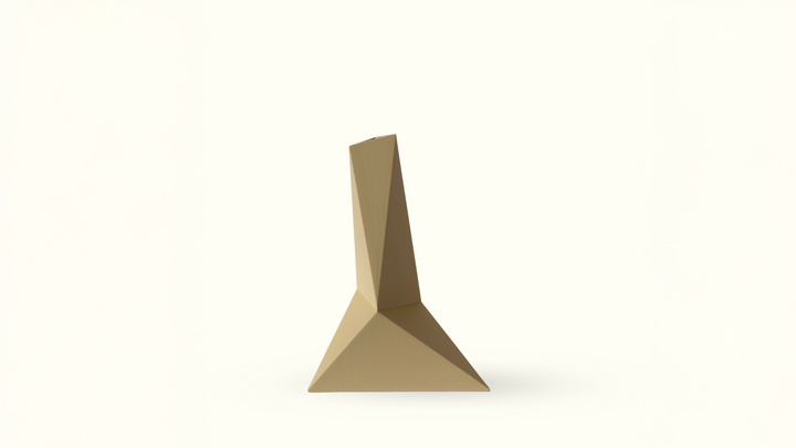 OBJ STUDIO Zen Series Medium Vase, 3D-printed from sustainable PLA with minimalist sculptural form, eco-friendly statement décor for modern interiors.