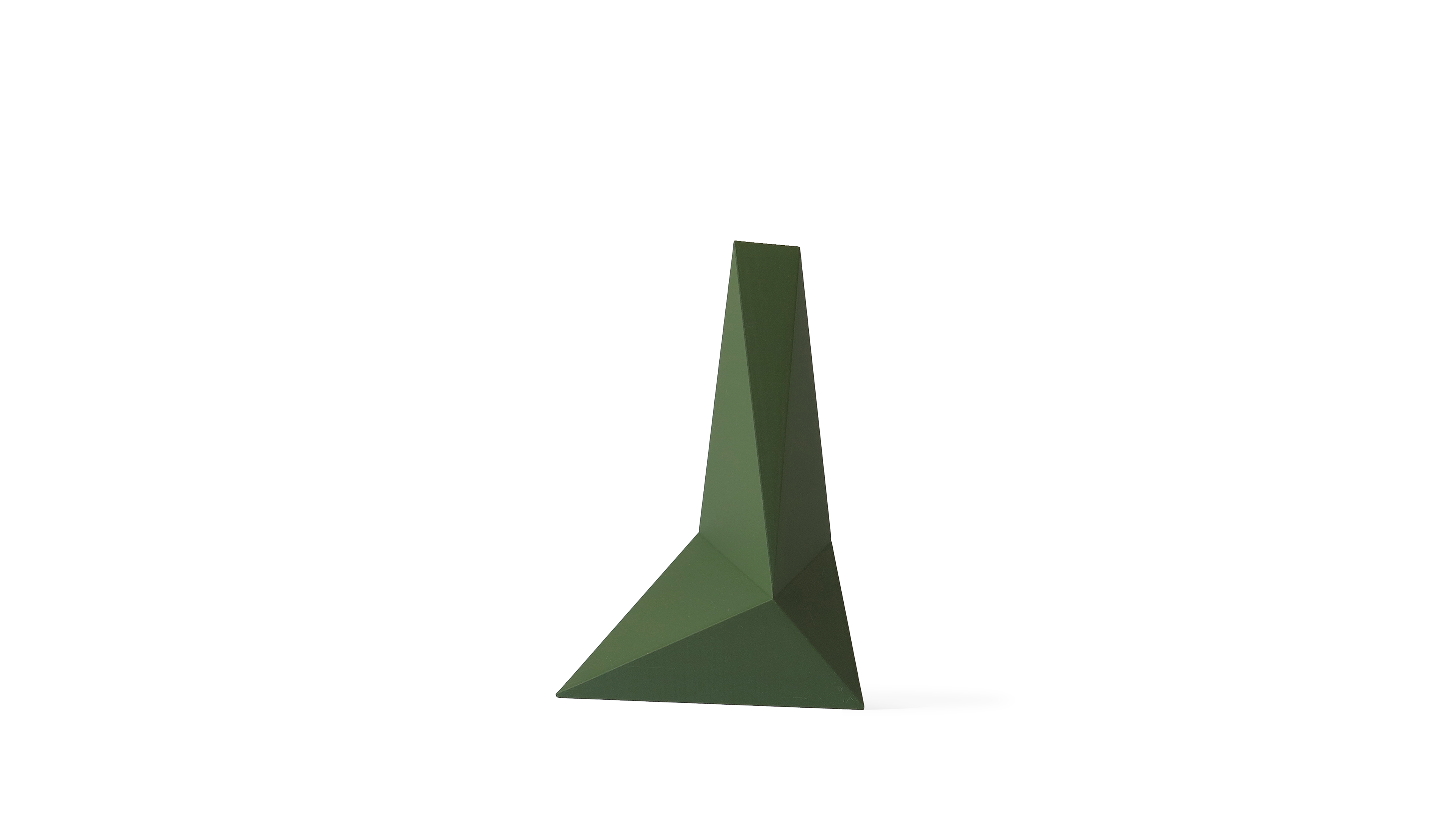 OBJ STUDIO Zen Series Medium Vase, 3D-printed from sustainable PLA with minimalist sculptural form, eco-friendly statement décor for modern interiors.