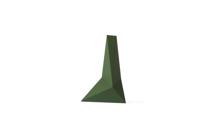 OBJ STUDIO Zen Series Medium Vase, 3D-printed from sustainable PLA with minimalist sculptural form, eco-friendly statement décor for modern interiors.