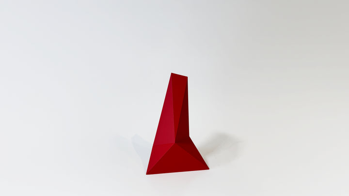 OBJ STUDIO Zen Series Medium Vase, 3D-printed from sustainable PLA with minimalist sculptural form, eco-friendly statement décor for modern interiors.