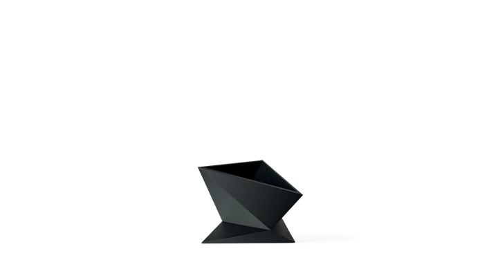 OBJ STUDIO Zen Series Small Planter, 3D-printed from sustainable PLA with minimalist modern design, eco-friendly décor for plants and contemporary interiors.