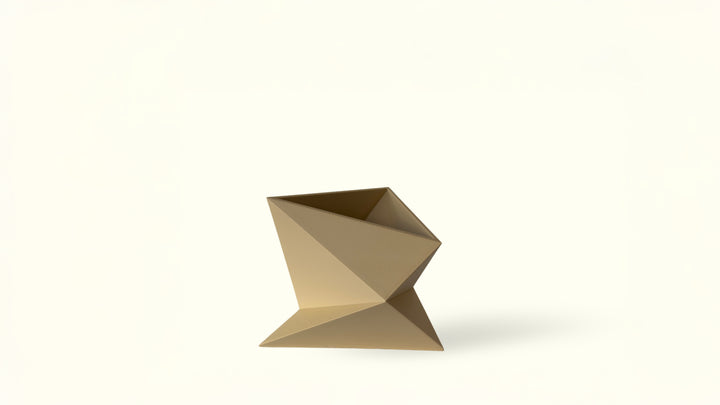 OBJ STUDIO Zen Series Small Planter, 3D-printed from sustainable PLA with minimalist modern design, eco-friendly décor for plants and contemporary interiors.