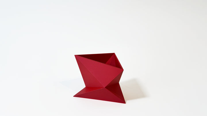 OBJ STUDIO Zen Series Small Planter, 3D-printed from sustainable PLA with minimalist modern design, eco-friendly décor for plants and contemporary interiors.