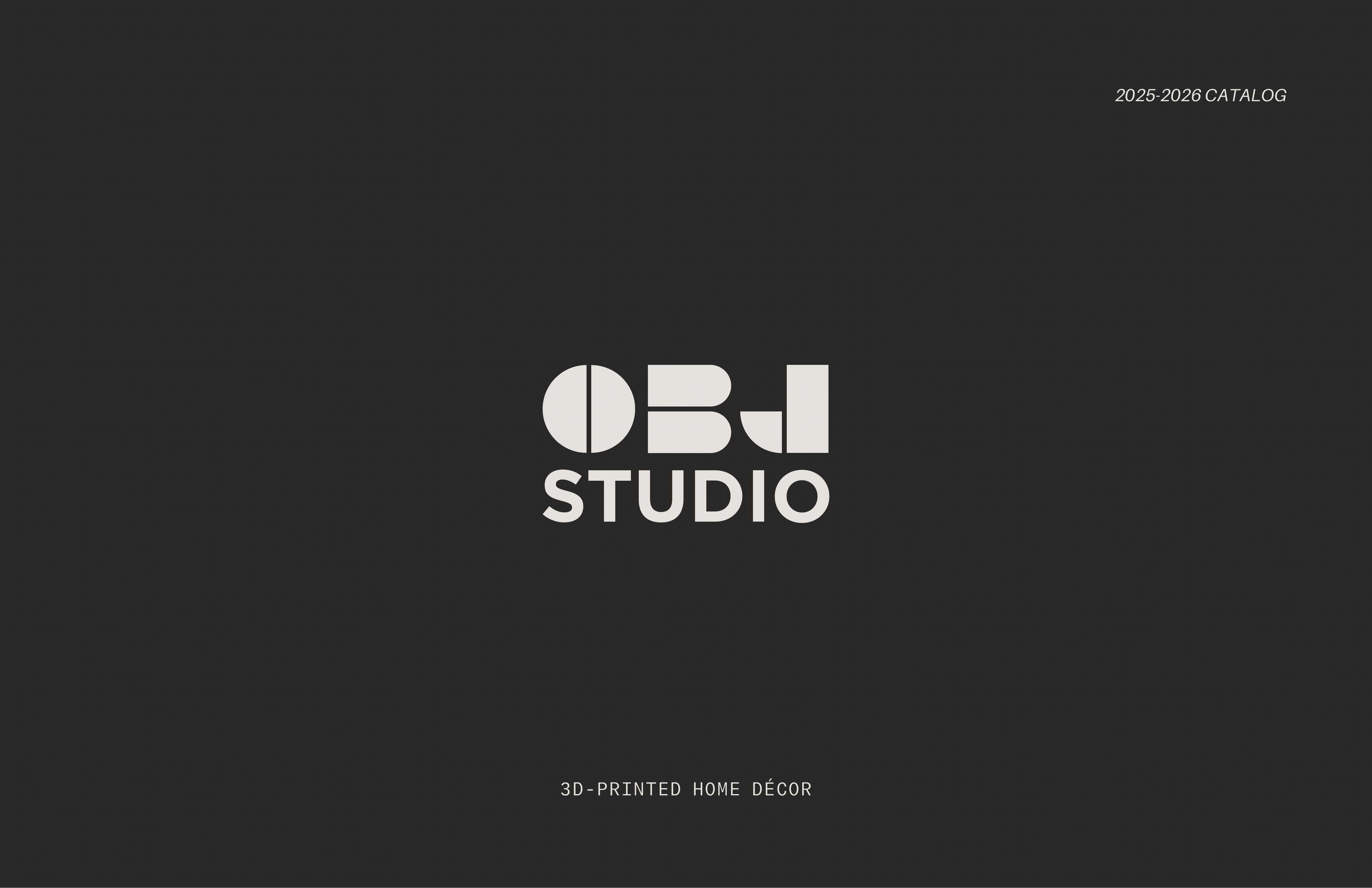 OBJ STUDIO Catalog