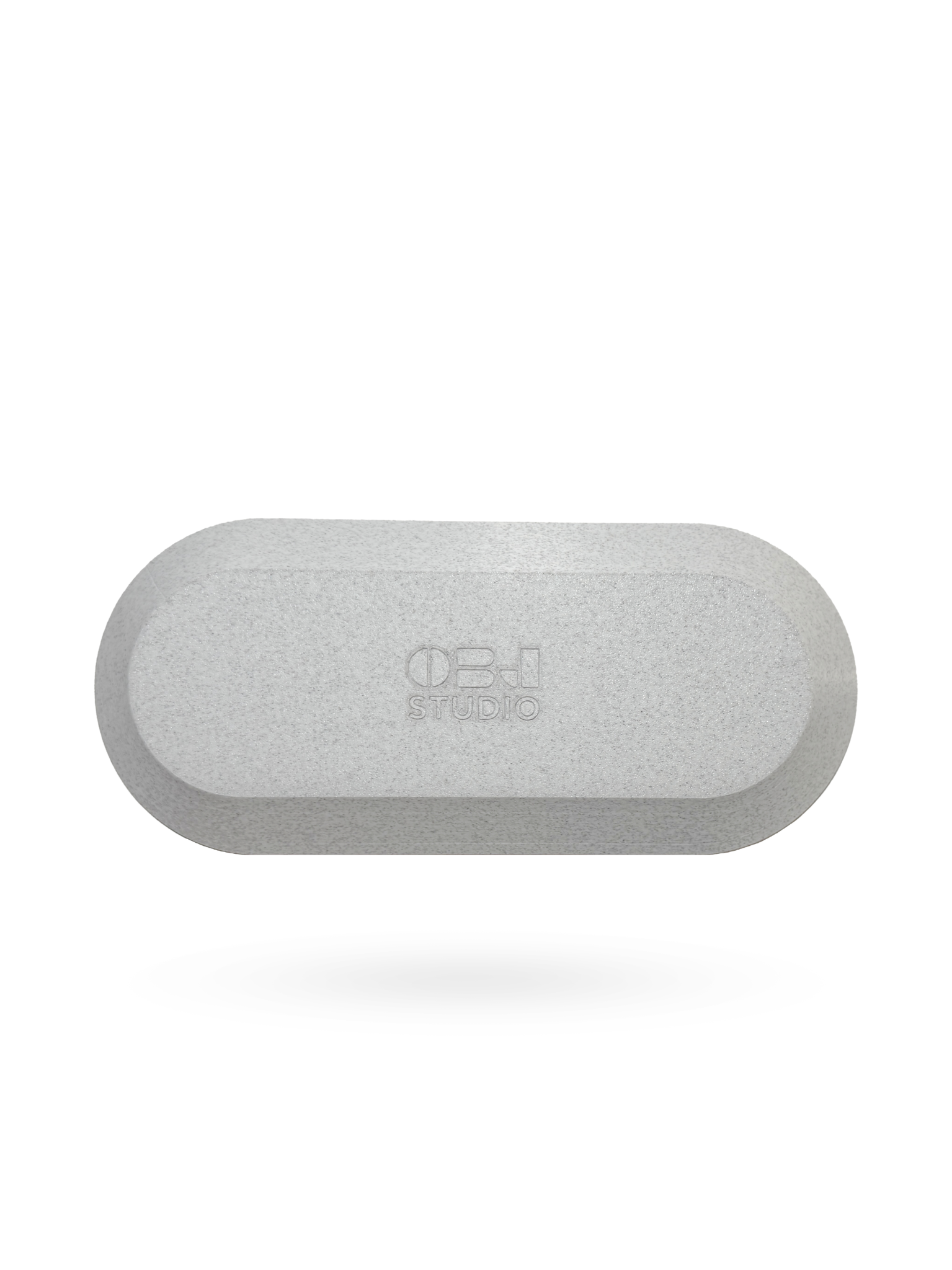 Eco-friendly 3D-printed tray with soft curves and a minimalist design, inspired by natural paths. The Nook Tray, size 10 ¾ x 4 ¾ x 1 inches, blends functionality with sustainable decor, ideal for organizing everyday items.