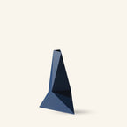 Zen Series Medium Vase in blue, contemporary sustainable 3D printed vase by OBJ STUDIO