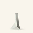 Zen Series Medium Vase in white, minimalist 3D printed vase made in Toronto from plant-based PLA